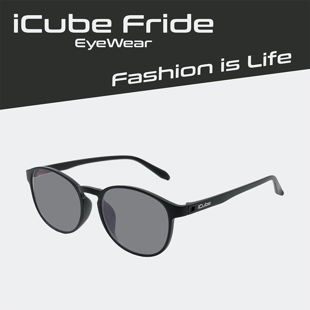 iCube Fride - Kékfény szűrő szemüveg Fekete - Fényre sötétedő lencsével - iCube®